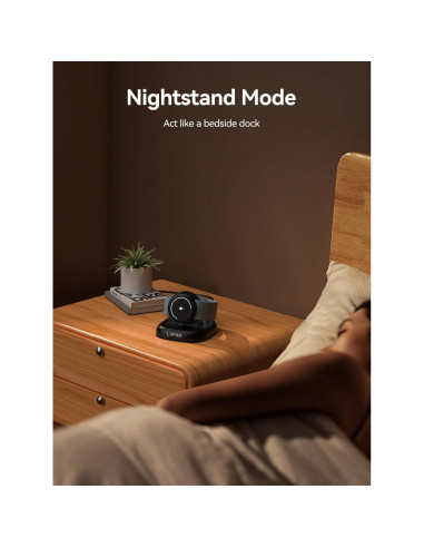 Cargador Dock LVFAN para Pixel Watch 3 2 y Fitbit Versa 4 3