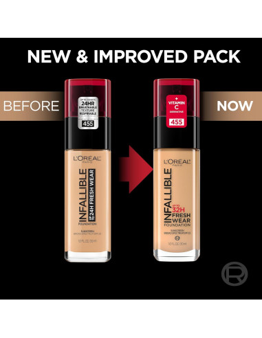 Base de Maquillaje L'Oreal Paris Infallible 32h 486 Almendra 29.57ml
