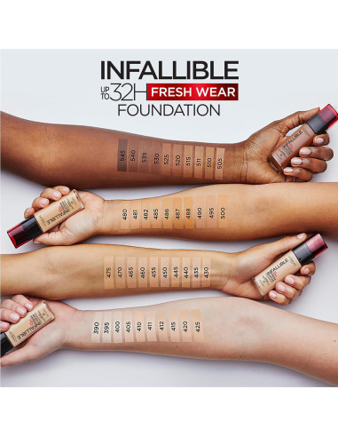 Base de Maquillaje L'Oreal Paris Infallible 32h 486 Almendra 29.57ml