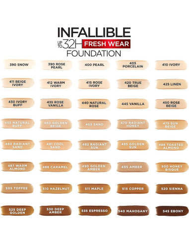 Base de Maquillaje L'Oreal Paris Infallible 32h 486 Almendra 29.57ml