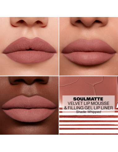 Lápiz Labial en Gel Morphe Soulmatte - Color Batido 0.198 g