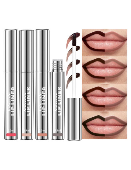 Tinte de Labios Peel Off BANGFENG - 4 Piezas, Larga Duración, Impermeable Tinte de Labios Peel Off BANGFENG - 4 Piezas, Larga Duración, Impermeable