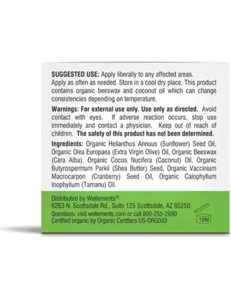 Bálsamo Orgánico Multiusos Wellements 53 ml para Bebés Bálsamo Orgánico Multiusos Wellements 53 ml para Bebés