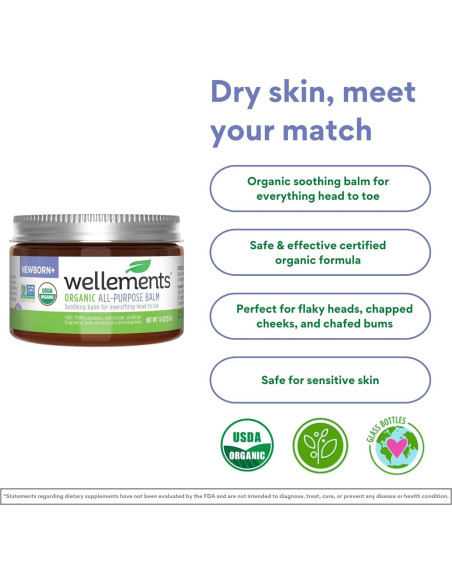 Bálsamo Orgánico Multiusos Wellements 53 ml para Bebés Bálsamo Orgánico Multiusos Wellements 53 ml para Bebés