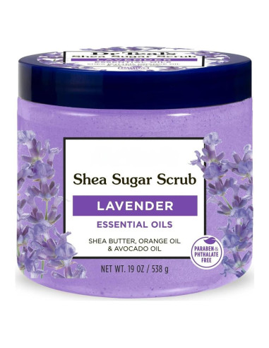 Exfoliante Corporal de Azúcar de Karité Dr. Teals 539g - Lavanda
