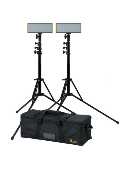 Kit de Luz LED Bi-Color Ikan Onyx 240 - 3200K-5600K Kit de Luz LED Bi-Color Ikan Onyx 240 - 3200K-5600K