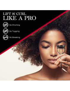 Rizador de Pestañas Brilliant Beauty con Bolsa de Satén - Rojo 2