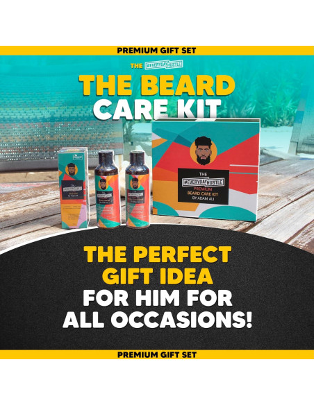 Kit de Cuidado de Barba EverydayHustle 3 en 1 - Champú, Acondicionador y Aceite Kit de Cuidado de Barba EverydayHustle 3 en 1 - Champú, Acondicionador y Aceite