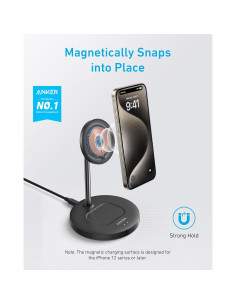 Soporte Carga Inalámbrico Anker PowerWave Lite para iPhone 16 2