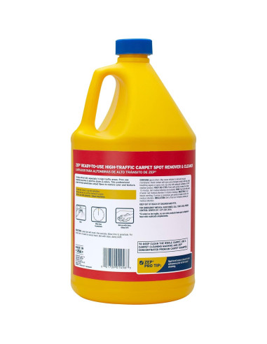 Limpiador de Alfombras Zep 128 Oz - Elimina Manchas Profundas