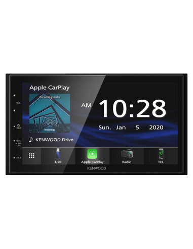 Kenwood DMX4707S Receptor Multimedia 6.8" con CarPlay y Android Auto