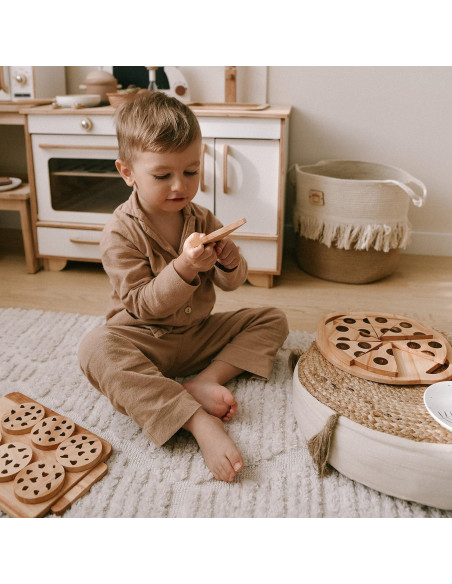 Juego de Galletas de Madera Montessori para Niños 2-5 Años Juego de Galletas de Madera Montessori para Niños 2-5 Años