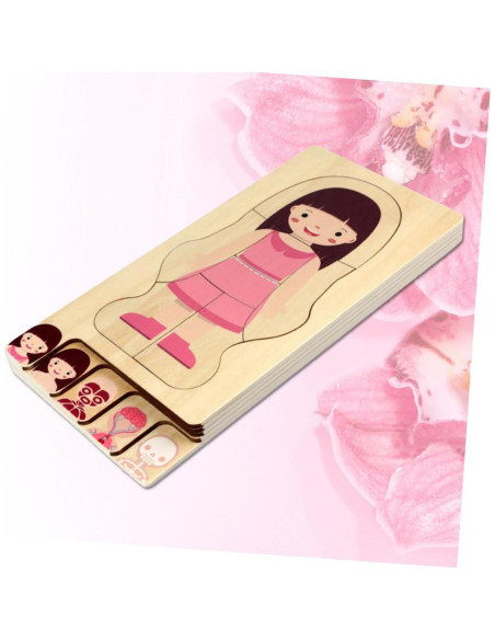 Rompecabezas Educativo de Madera BESPORTBLE Anatomía Humana 30x14 cm Rompecabezas Educativo de Madera BESPORTBLE Anatomía Humana 30x14 cm