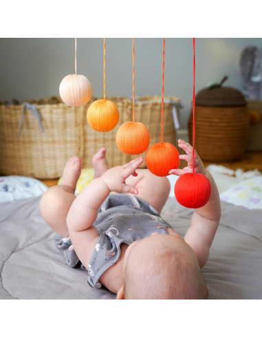 Conjunto de Móviles Visuales Montessori Munari y Sonajeros