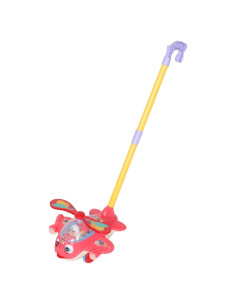 Caminador Montessori para Bebé con Silbato Ajustable Rojo