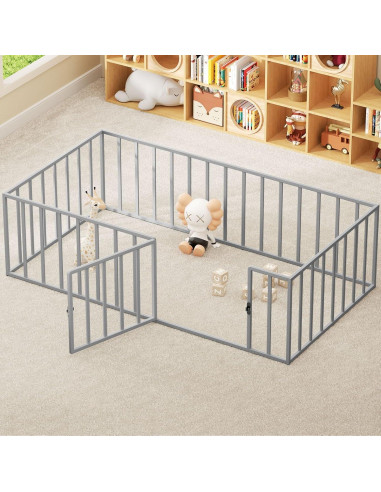 Cama Plataforma Montessori MODCART Twin con Barandillas Seguridad