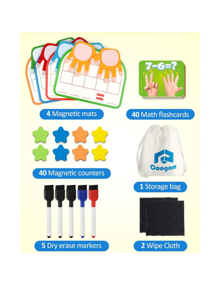 Juguete Educativo Coogam Montessori Matemáticas 20.3x15.2cm Juguete Educativo Coogam Montessori Matemáticas 20.3x15.2cm