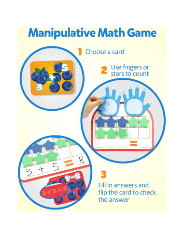 Juguete Educativo Coogam Montessori Matemáticas 20.3x15.2cm