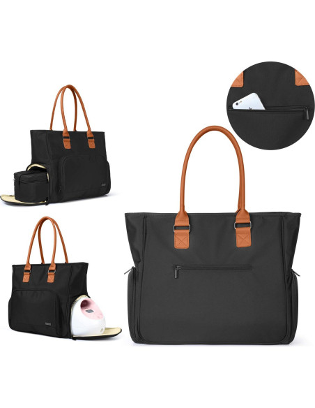 Bolsa de Transporte LUXJA para Extractor de Leche Materna Negro Bolsa de Transporte LUXJA para Extractor de Leche Materna Negro