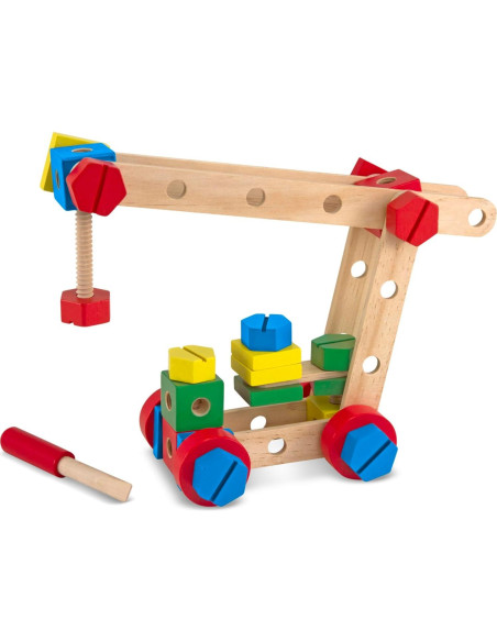 Juego de Construcción de Madera Melissa & Doug 48 Piezas Juego de Construcción de Madera Melissa & Doug 48 Piezas