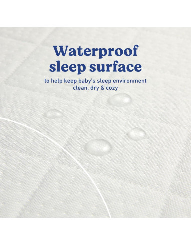 Protector de colchón impermeable Graco Premium - Paquete de 2
