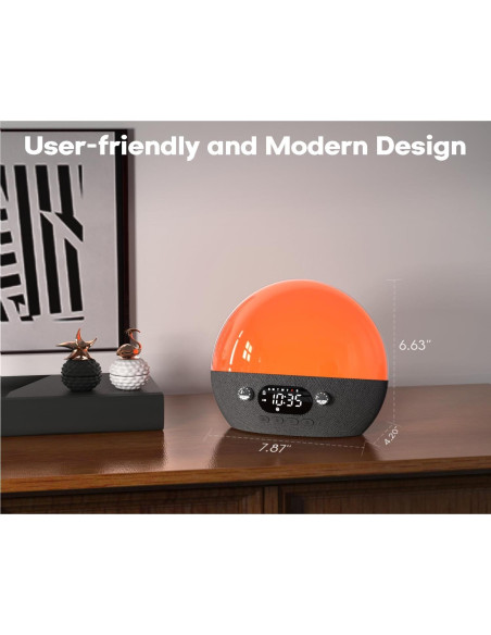 Reloj Despertador Amanecer MOMILLA RO310 con Altavoz Bluetooth Reloj Despertador Amanecer MOMILLA RO310 con Altavoz Bluetooth