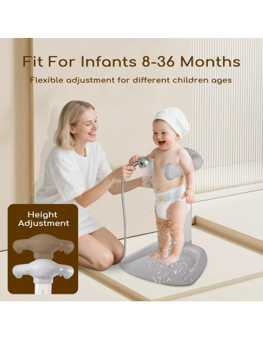 Soporte de Ducha para Bebés Dollate Ajustable 8-36 Meses