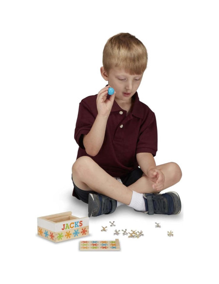 Juego de Jacks Melissa & Doug con 10 Piezas y 2 Pelotas Juego de Jacks Melissa & Doug con 10 Piezas y 2 Pelotas