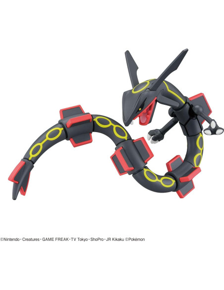 Modelo Plamo Rayquaza Negra Bandai 20x31x6 cm para 8 años Modelo Plamo Rayquaza Negra Bandai 20x31x6 cm para 8 años