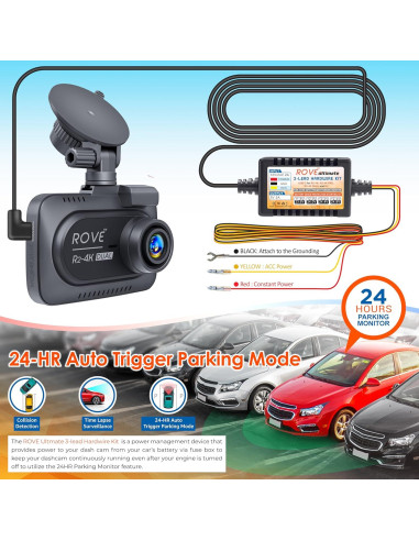 Kit de Cableado Duro ROVE USB-C para Cámaras R2-4K y R3