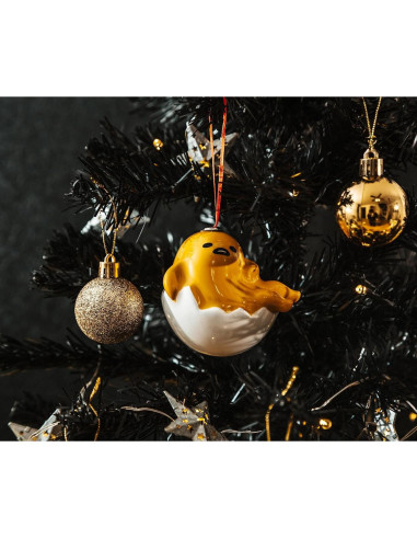 Adorno de Navidad Gudetama Sanrio 10 cm Irrompible