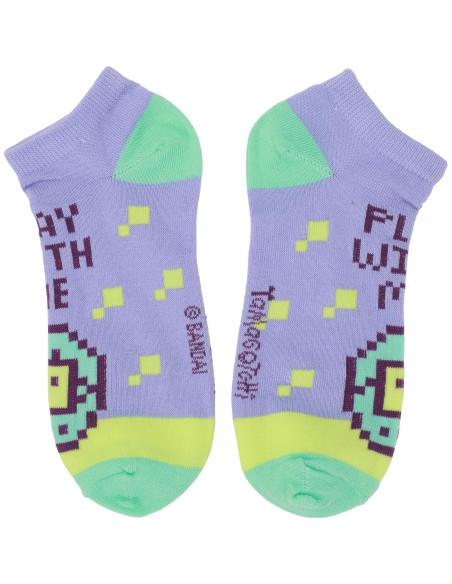 Calcetines Ankle Tamagotchi Bioworld 5 Pares Mujeres 9-11 Calcetines Ankle Tamagotchi Bioworld 5 Pares Mujeres 9-11