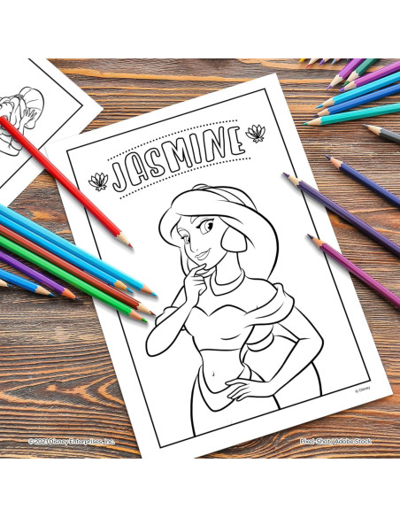 Libro para Colorear Princesas Disney Bendon 224 Páginas con Stickers Libro para Colorear Princesas Disney Bendon 224 Páginas con Stickers