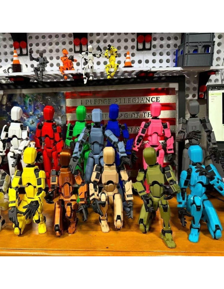 Conjunto de Figuras de Acción Titan 13 Yewmow 5 Piezas Conjunto de Figuras de Acción Titan 13 Yewmow 5 Piezas