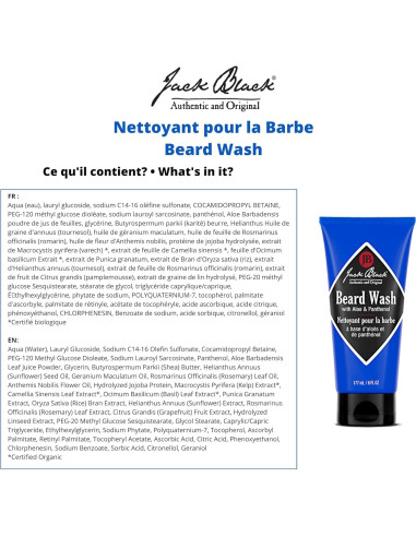 Jack Black Lavado y Acondicionador de Barba 170g