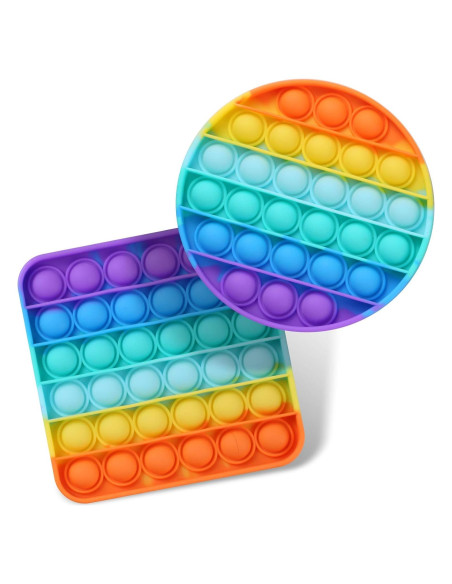 Juego de 2 Juguetes Sensoriales Pop Fidget Silicona Fpxnb Juego de 2 Juguetes Sensoriales Pop Fidget Silicona Fpxnb