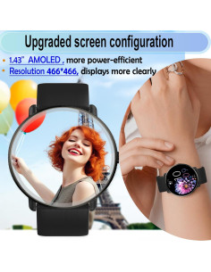 Reloj Inteligente GAODA GD61 1.43" AMOLED Impermeable IP68 2