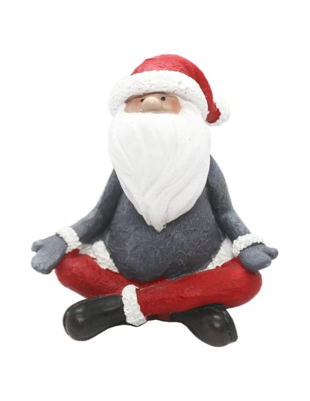Gnomo de Navidad Meditativo KiaoTime 8.9 cm Resina Decorativo Gnomo de Navidad Meditativo KiaoTime 8.9 cm Resina Decorativo