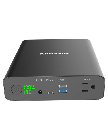 Cargador Portátil AC Krisdonia 60000mAh 130W USB-C y QC 3.0