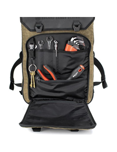 Mochila Kriega Roam 34L Negra - Impermeable y Expandible