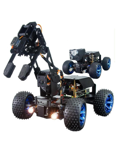 Kit de Robot Programable Adeept PiCar-Pro con Brazo 4-DOF