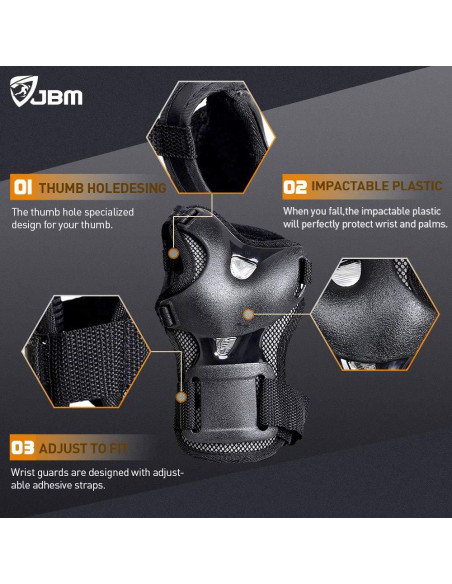 Set de Protección JBM para Ciclismo y Deportes Extremos Set de Protección JBM para Ciclismo y Deportes Extremos