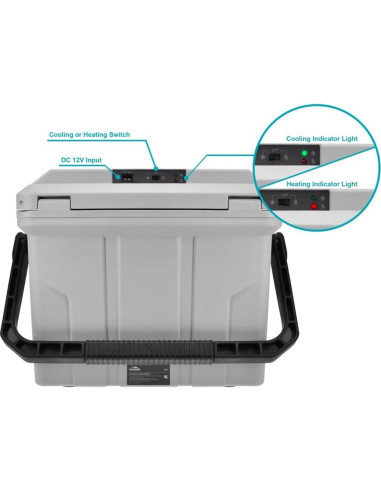 Refrigerador Portátil Monoprice Emperor 15L 12V para Coche