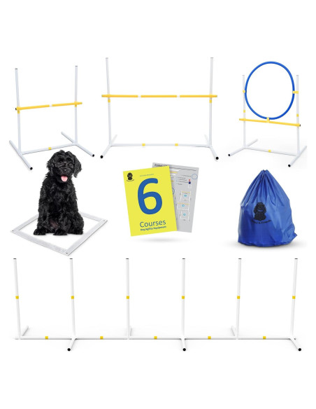 Conjunto de Agilidad para Perros Ruby & Friends - 6 Cursos Conjunto de Agilidad para Perros Ruby & Friends - 6 Cursos