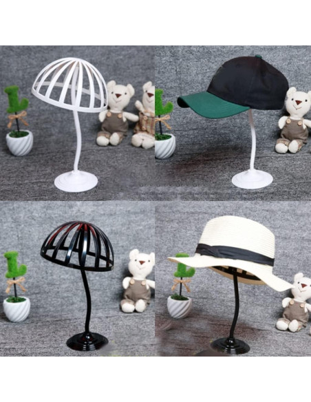 Soporte Organizador para Sombreros y Pelucas Negro - HWDJISW Soporte Organizador para Sombreros y Pelucas Negro - HWDJISW