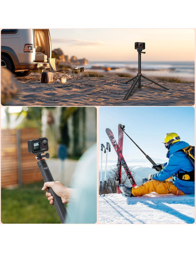 Trípode de Selfie TP-22 para GoPro y DJI Osmo Pocket 3