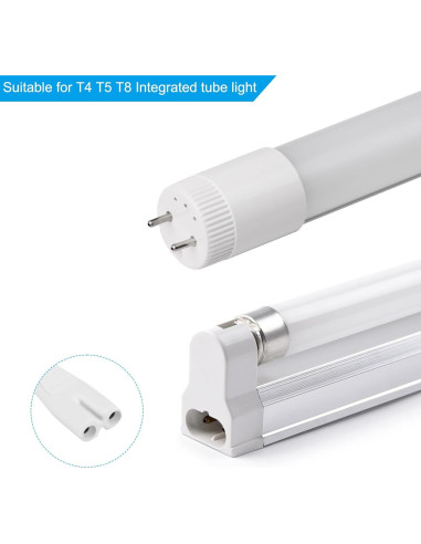 Cordón de Alimentación para Lámpara Tubular LED PATIKIL 1.8m