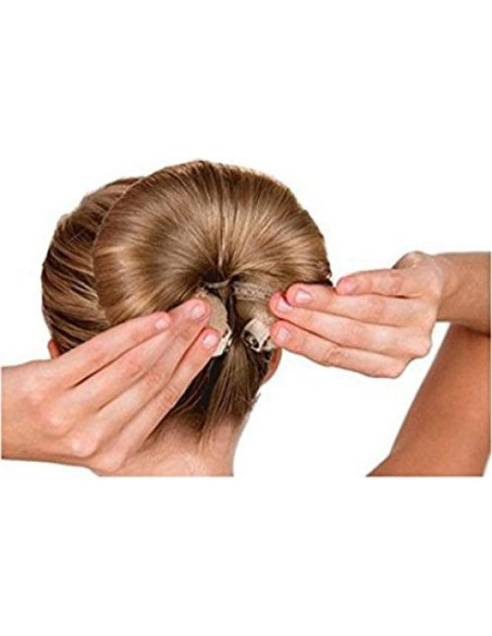 Juego de 3 Donuts de Cabello Nylon SYBL - 1 Grande 2 Pequeños Juego de 3 Donuts de Cabello Nylon SYBL - 1 Grande 2 Pequeños