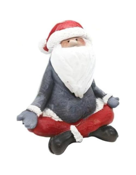 Gnomo de Navidad Meditativo KiaoTime 8.9 cm Resina Decorativo Gnomo de Navidad Meditativo KiaoTime 8.9 cm Resina Decorativo