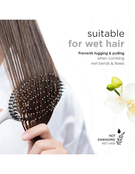 Cepillo Desenredante Fabcare para Cabello Grueso y Rizado Cepillo Desenredante Fabcare para Cabello Grueso y Rizado